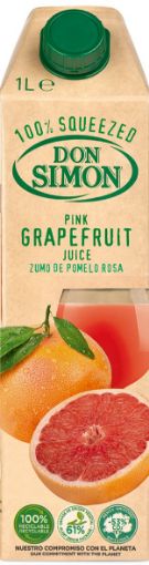 Picture of DON SIMON 100% SQUEEZED PINK GRAPEFRUIT JUICE 1L