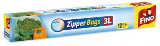 Picture of FINO ZIPPER BAGS 3L 12PCS