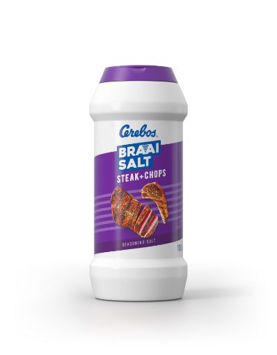 Picture of CEREBOS BRAAI SALT STEAK N CHOPS SEASONING SALT 100G