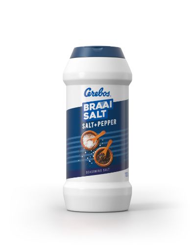 Picture of CEREBOS BRAAI SALT N PEPPER BRAIS SALT SEASONING SALT 100G