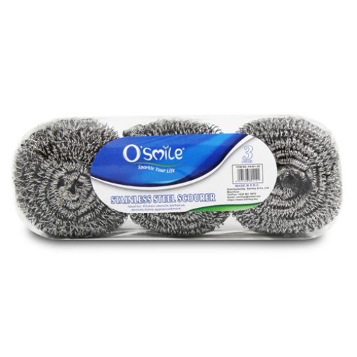Picture of OSMILE STAINLESS STEEL SCRUBBER X 3