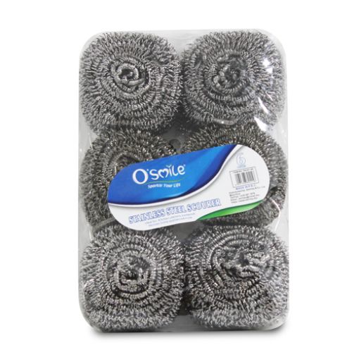 Picture of OSMILE STAINLESS STEEL SCRUBBER X 6