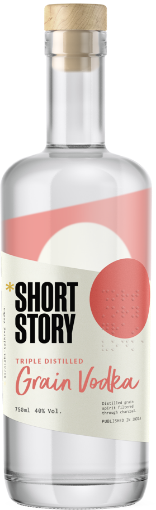 Picture of SHORT STORY TRIPLE DISTILLED GRAIN VODKA 750ML