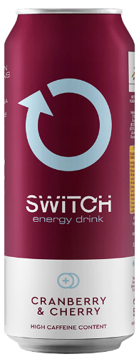 Picture of SWITCH ENERGY DRINK CHERRY CRANBERRY 500ML