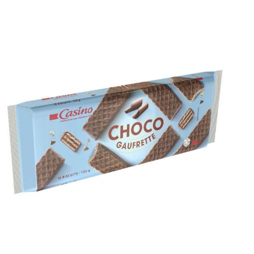 Picture of CASINO GAUFRETTE ENR.CHOCO 150G