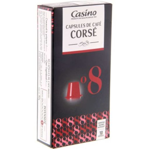Picture of CASINO CAPS.EXPRESSO CORSE X10 52G