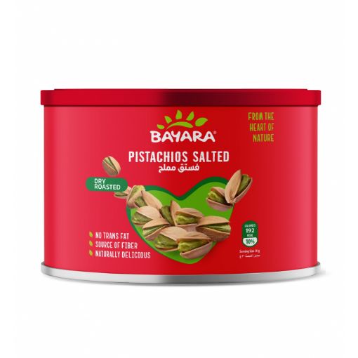 Picture of BAYARA SNACKS PISTACHIOS SALTED CAN 100G