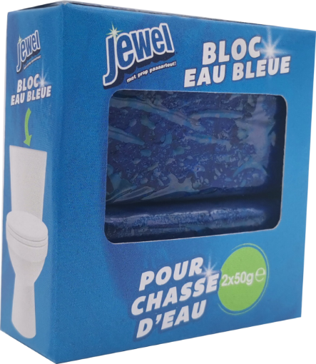 Picture of JEWEL BLOCS WC RESERVOIR EAU BLEUE 2X50G