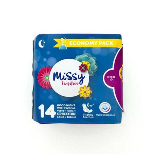 Picture of MISSY SENSITIVE ULTRA GOOD NIGHT WITH WING VELVET TOUCH X14