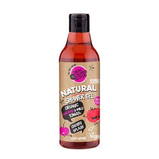 Picture of SKIN SUPER GOOD NATURAL SHOWER GEL CHERRY SPLASH 250ML