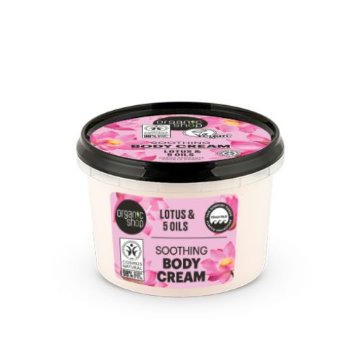 Picture of ORGANIC SHOP BODY CREAM INDIAN LOTUS 250ML