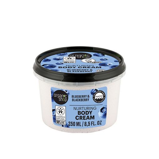Picture of ORGANIC SHOP NURTURING BODY CREAM BLUEBERRY AND BLACKBERRY 250ML
