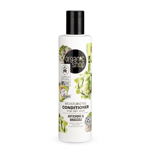Picture of ORGANIC SHOP MOISTURIZING CONDITIONER FOR DRY HAIR ARTICHOKE AND BROCCOLI 280ML