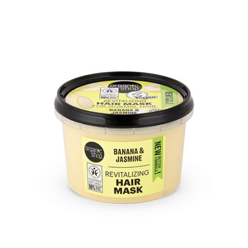 Picture of ORGANIC SHOP REFILLING HAIR MASK FOR NORMAL HAIR BANANA AND JASMINE 280ML