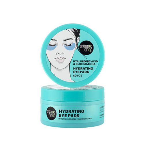 Picture of ORGANIC SHOP HYDRATING EYE GEL PATCH BLUE MATCHA HYALURONIC ACID