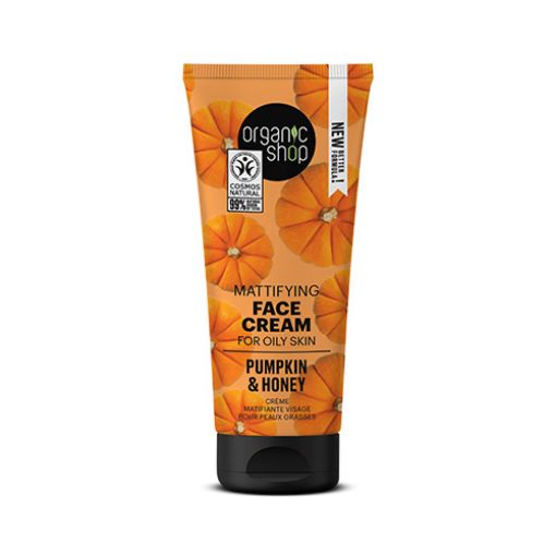 Picture of ORGANIC SHOP MATTIFYING FACE CREAM FOR OILY SKIN PUMPKIN AND HONEY 50ML