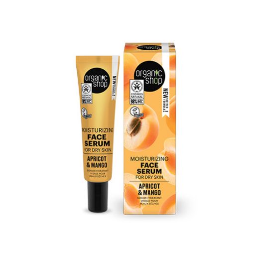 Picture of ORGANIC SHOP MOISTURIZING FACE SERUM FOR DRY SKIN APRICOT AND MANGO 30ML
