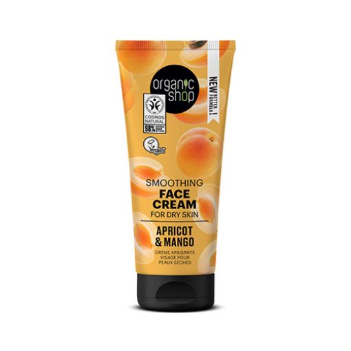 Picture of ORGANIC SHOP SMOOTHING FACE CREAM FOR DRY SKIN APRICOT AND MANGO 50ML