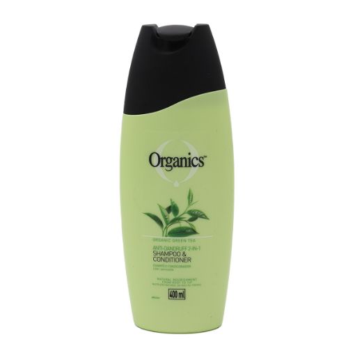 Picture of ORGANICS SHAMPOOING 2IN1 ANTI DANDRUFF 400ML