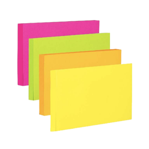 Picture of DELI STICKY NOTESP 3X5 INCH NEON A0025