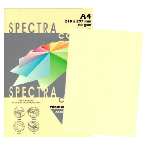 Picture of PREMIER A4 PHOTO  SPECTRA COLOR CREAM