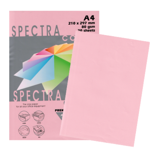 Picture of PREMIER A4 PHOTO  SPECTRA COLOR ROSE