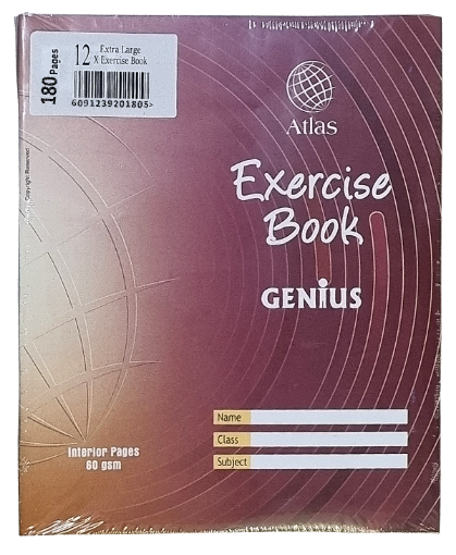 Picture of ATLAS EXERCISE BOOK XL 180 PAGES X12