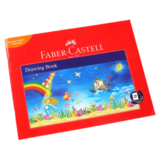 Picture of FABER CASTELL DRAWING BOOK 27 5X34 7CM FC363101