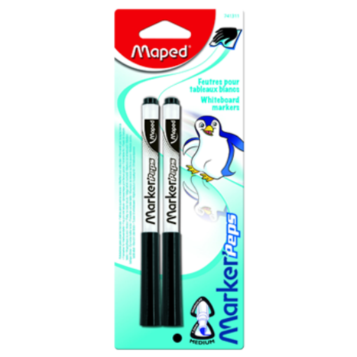 Picture of MAPED MARKER EFFACABLE NOIRX2