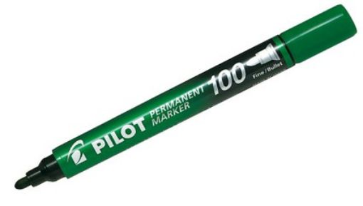 Picture of PILOT PEN MARKER PERMANENT 100F GRN