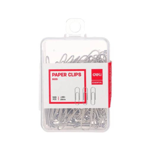 Picture of DELI ROUND PAPER CLIPS 29MM 20