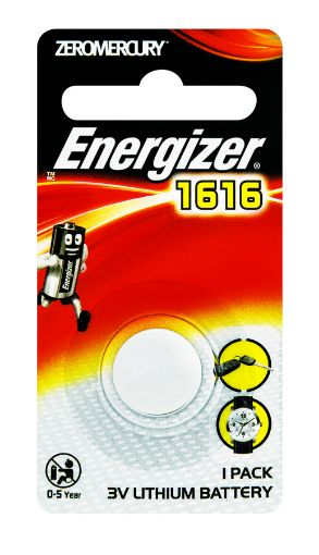 Picture of ENERGIZER LITHIUM COIN 1616 CR1616BS1
