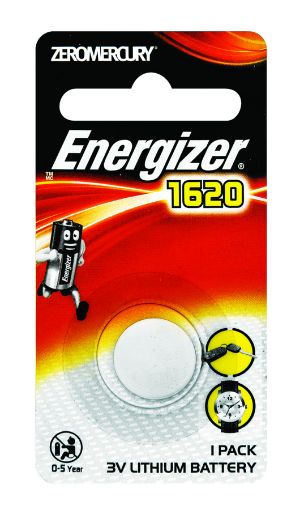 Picture of ENERGIZER LITHIUM COIN 1620 CR1620BS1