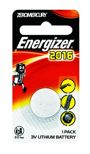 Picture of ENERGIZER LITHIUM COIN 2016 CR2016BS1