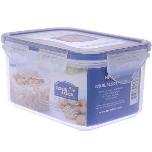 Picture of LOCK N LOCK RECTANGLE CONTAINER 470ML HPL807