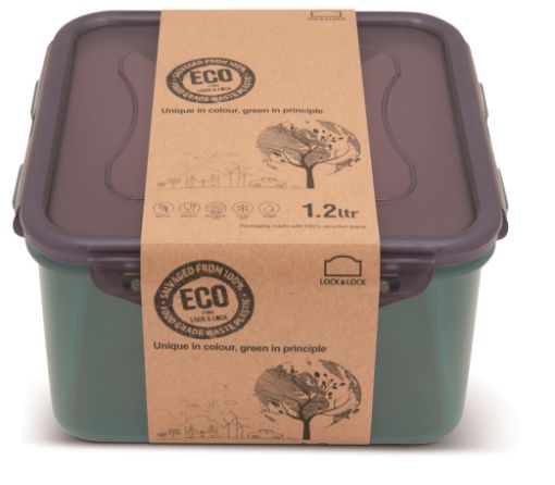 Picture of LOCK N LOCK ECO SQUARE CONTAINER 1 2L HPL822DRCL