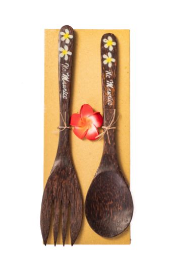 Picture of SALAD SPOON FORK 30CM FRANGI