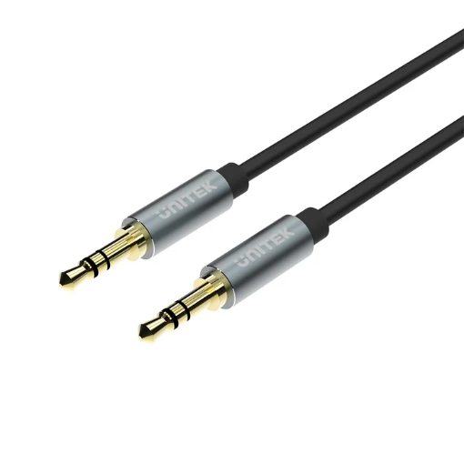 Picture of Y C926ABK  1M  3 5MM AUX AUDIO CABLE   MALE TO MALE