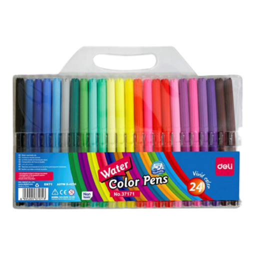 Picture of DELI FELT PEN 24 COLORS 37171