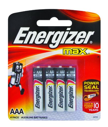 Picture of ENERGIZER MAX AAA X4 E92BP4