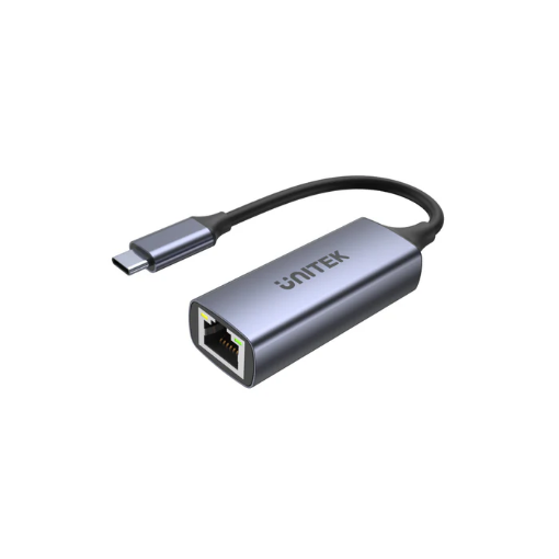 Picture of UNITEK U1323A USB C 5GBPS TO GIGABIT ETHERNET ADAPTER WITH PD 100W SPACE GRAY