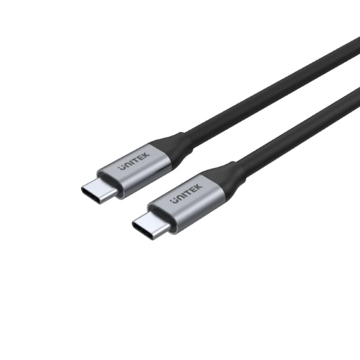 Picture of UNITEK C14082ABK 1M FULL FEATURED USB C MALE TO MALE CABLE WITH DATA 10GBPS