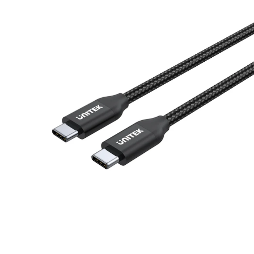 Picture of UNITEK C14059BK 2M USB2 0 TYPE C MALE TO TYPE C MALE DATA   CHARGING CABLE