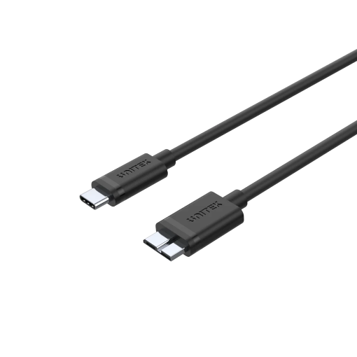 Picture of UNITEK Y C475BK 1M USB3 1 TYPE C MALE TO MICRO B MALE CABLE