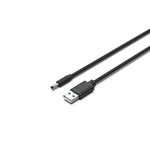 Picture of UNITEK Y C495BK UNITEK 1M USB AM TO DC3 5X1 35MM MALE CABLE BLACK