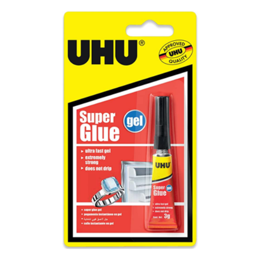 Picture of UHU SUPER GLUE GEL 3GRM BLISTER