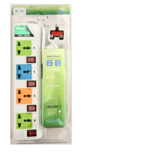 Picture of EXTENSION SOCKET 4 GANG 3MTS CABLE