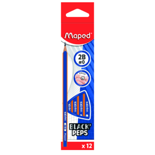 Picture of MAPED CRAYON GRAPHITE PLASTIQUE 2B