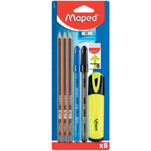 Picture of MAPED KIT ECRITURE 8P BLISTER