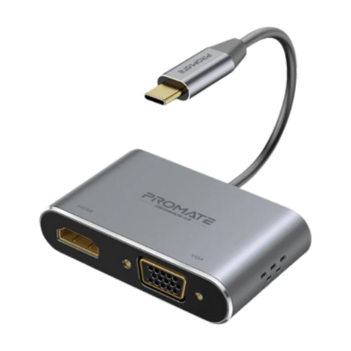 Picture of HUB USB C TO 4K HDMI VGA MEDIA